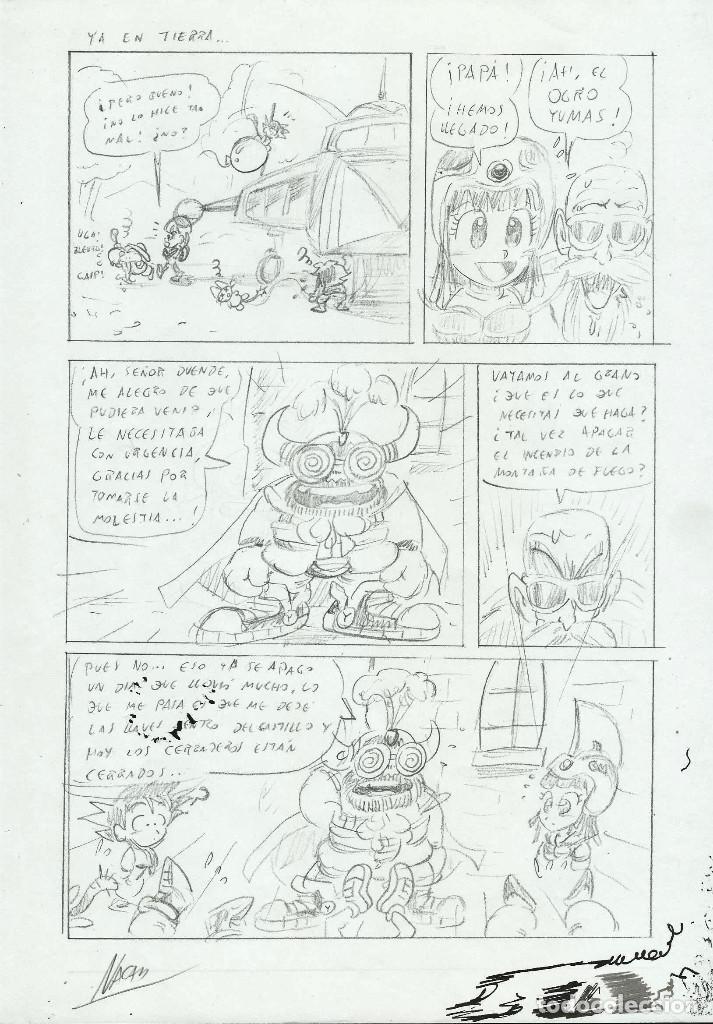 C&oacute;mics: PAGINA ORIGINAL - DRAGON FALL - NACHO - ORIGINAL ART - Foto 1