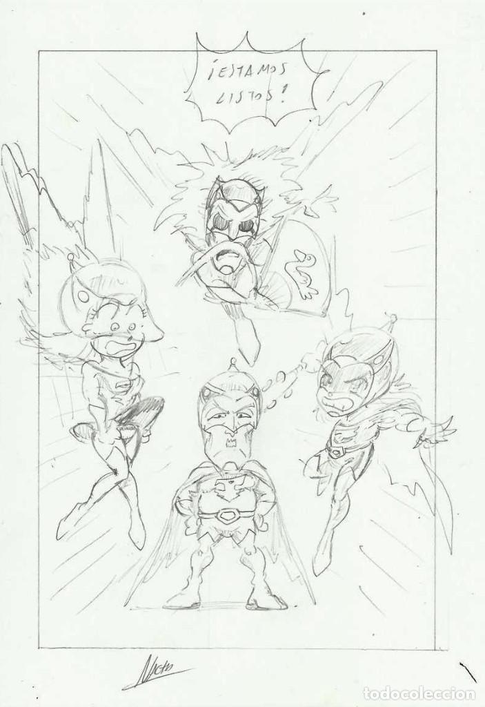 C&oacute;mics: PAGINA ORIGINAL - DRAGON FALL - NACHO - ORIGINAL ART - COMANDO G - Foto 1