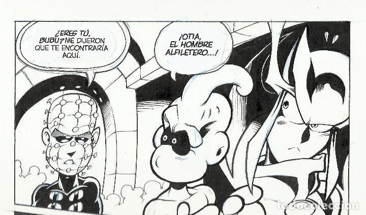 C&oacute;mics: PAGINA ORIGINAL - DRAGON FALL - NACHO - ORIGINAL ART - PINHEAD - Foto 2