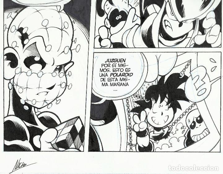 C&oacute;mics: PAGINA ORIGINAL - DRAGON FALL - NACHO - ORIGINAL ART - PINHEAD - Foto 3
