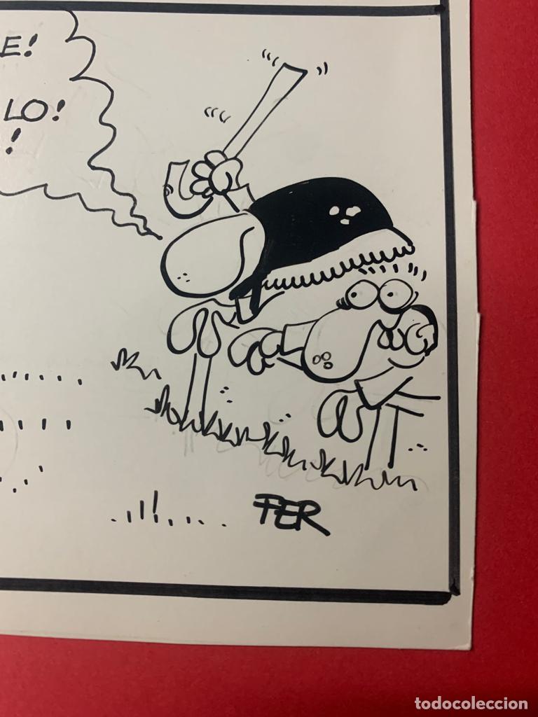 C&oacute;mics: P&aacute;gina original, dibujo a tinta de FER - Foto 2