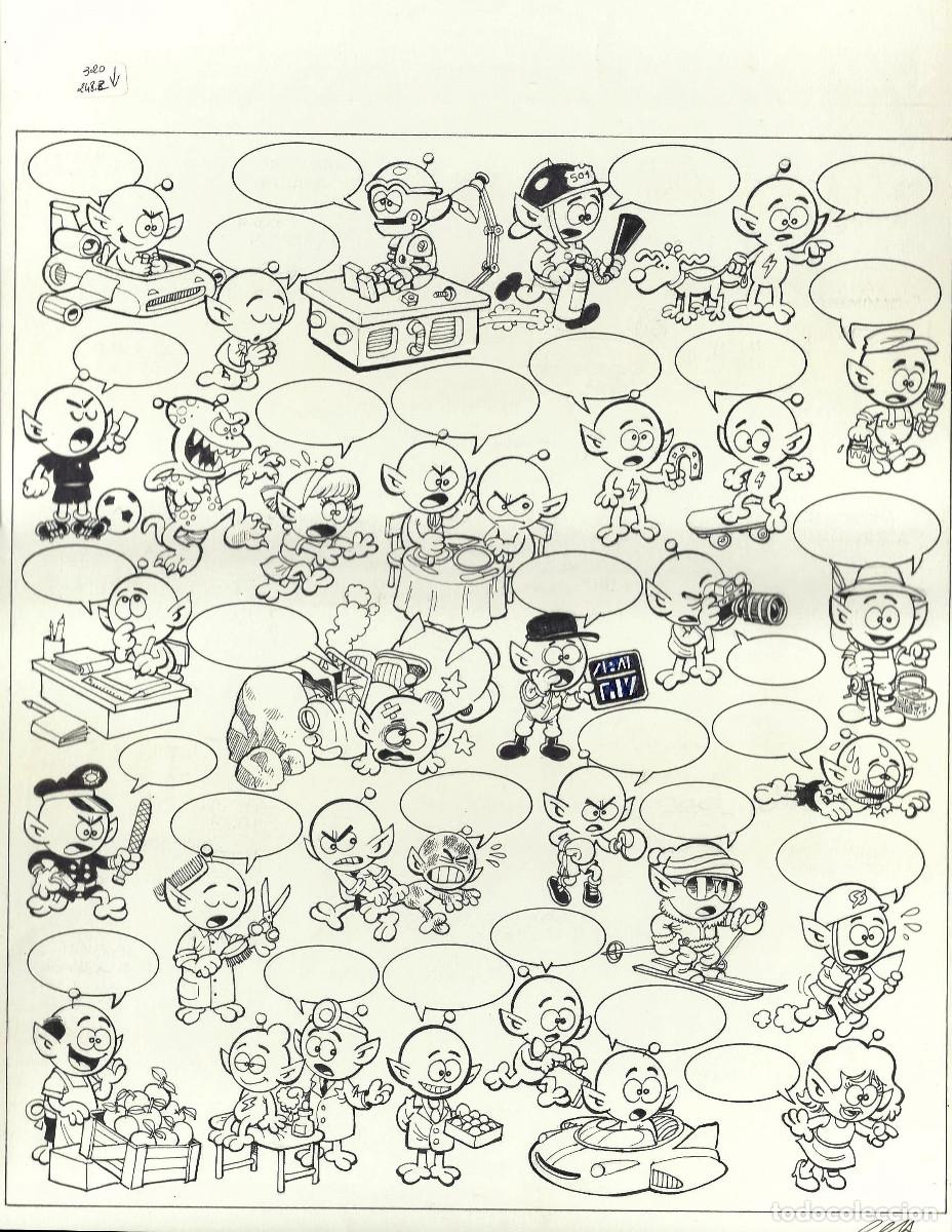C&oacute;mics: PAGINA ORIGINAL XUNGUIS - FLUNKERNE - CERA - COMIC - Foto 1