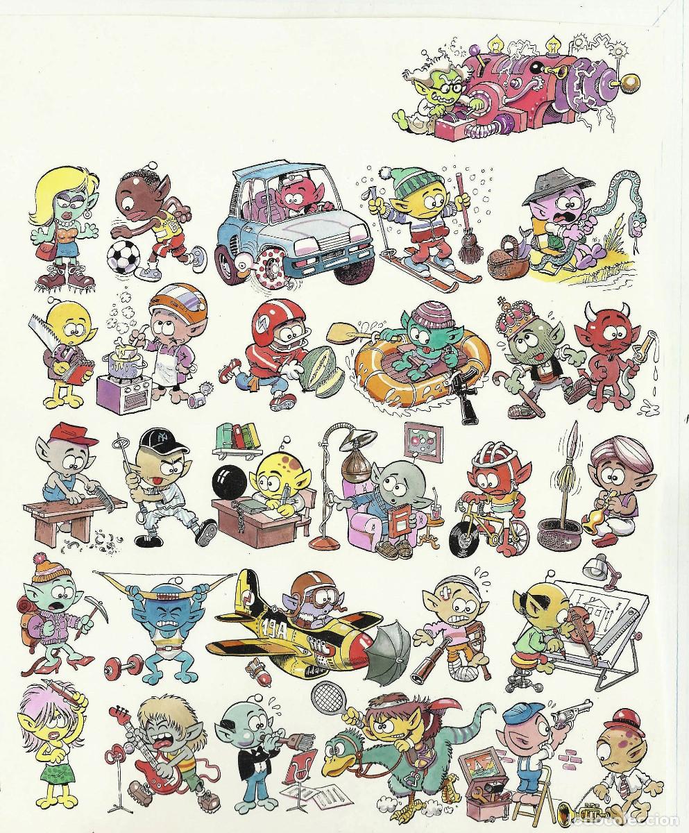 C&oacute;mics: ORIGINAL PAGE DRAWING - XUNGUIS - FLUNKERNE - RAMIS -CERA - Foto 1