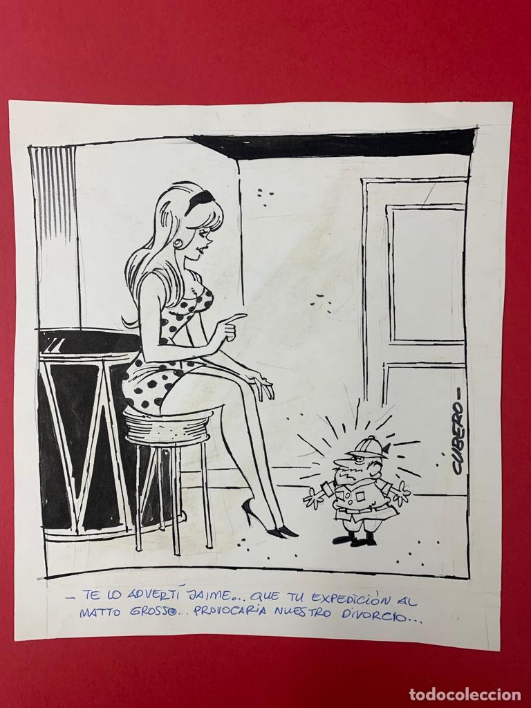 C&oacute;mics: Dibujo original de Cubero - Foto 1