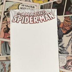 Cómics: THE AMAZING SPIDER-MAN #1 BLANK COVER VARIANT MARVEL COMICS EDICION LIMITADA. Lote 376511349