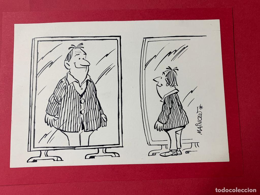 C&oacute;mics: Dibujo original de Mainow para publicaci&oacute;n - Foto 1