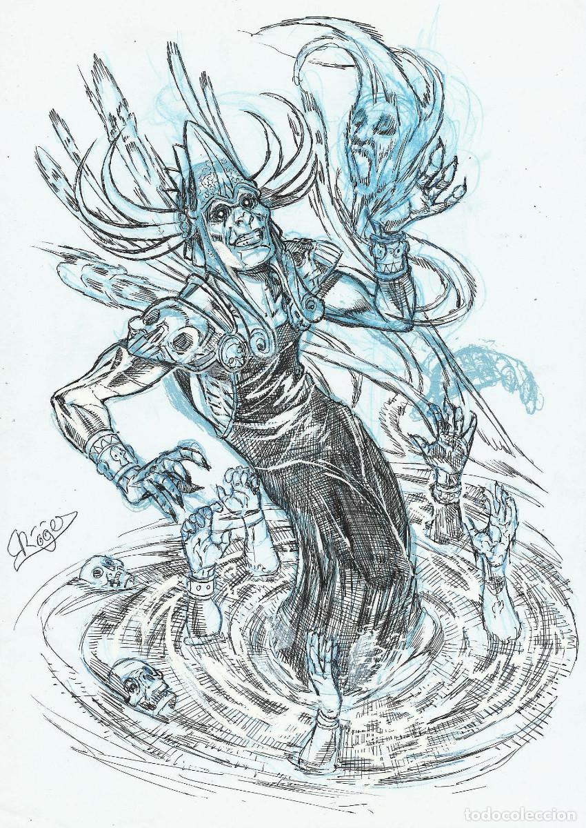 C&oacute;mics: 2 ROGER BONET - ORIGINAL DIBUJO - Foto 2