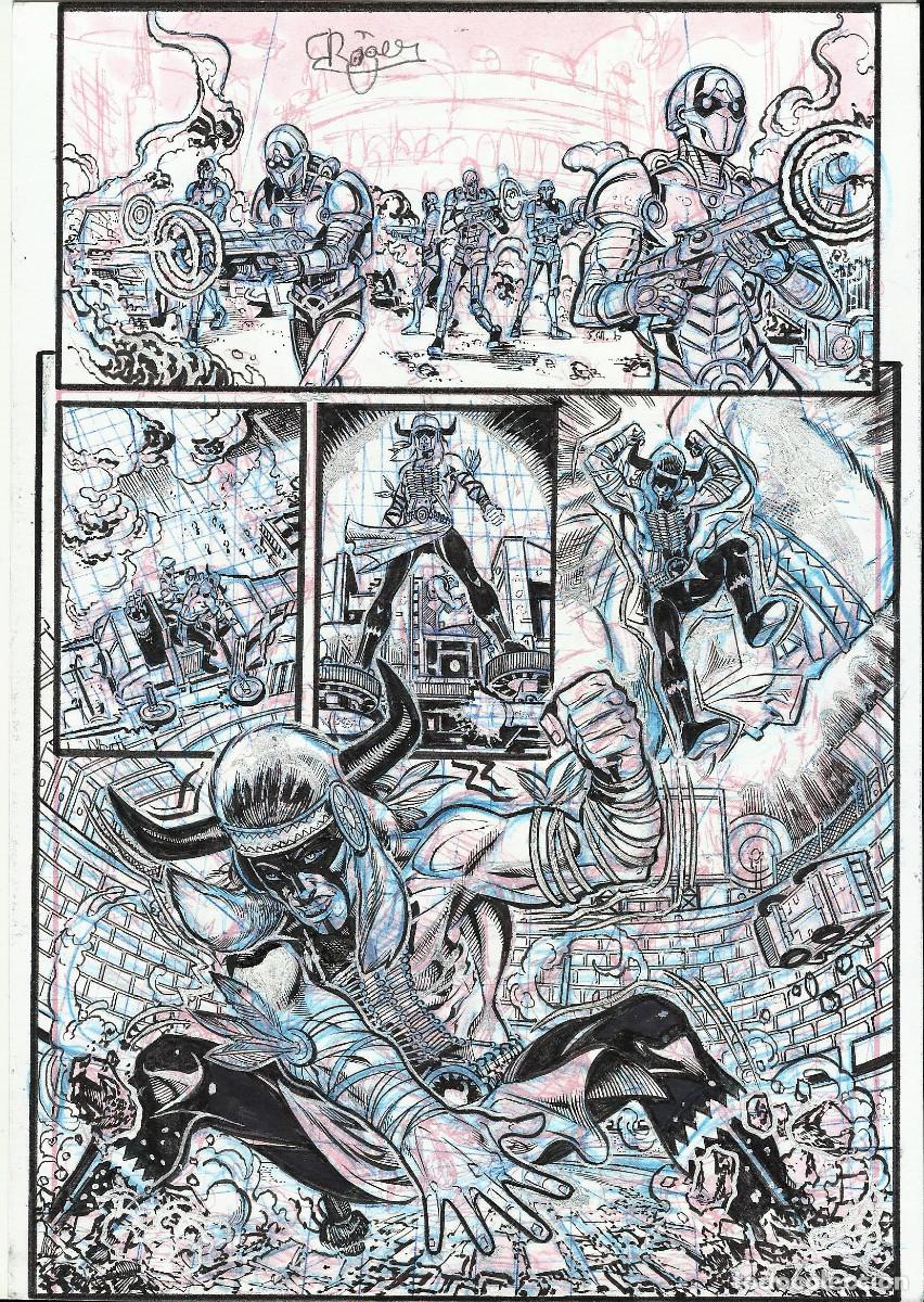 C&oacute;mics: PAGINA ORIGINAL COMIC - ROGER BONET - ORIGINAL DRAWING - Foto 1