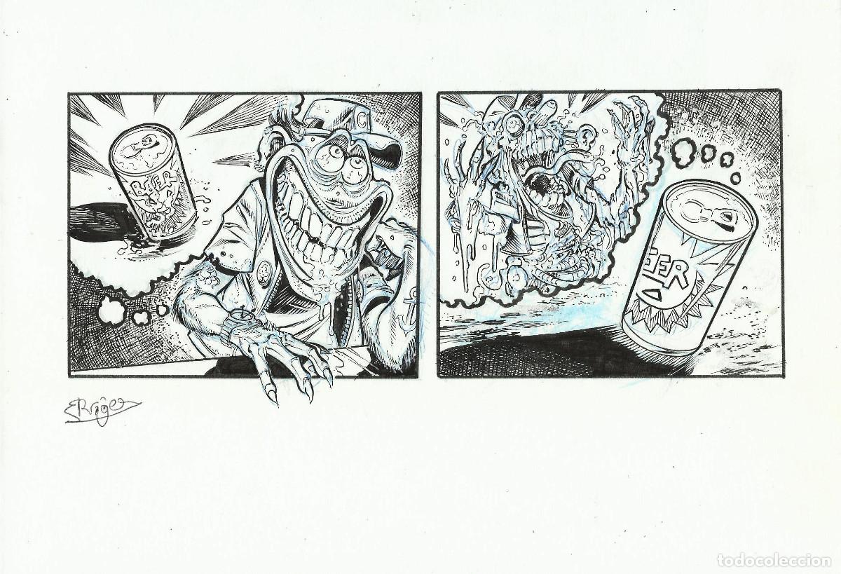 C&oacute;mics: DIBUJO ORIGINAL - UNDERGROUND - ORIGINAL DRAWING - - Foto 1