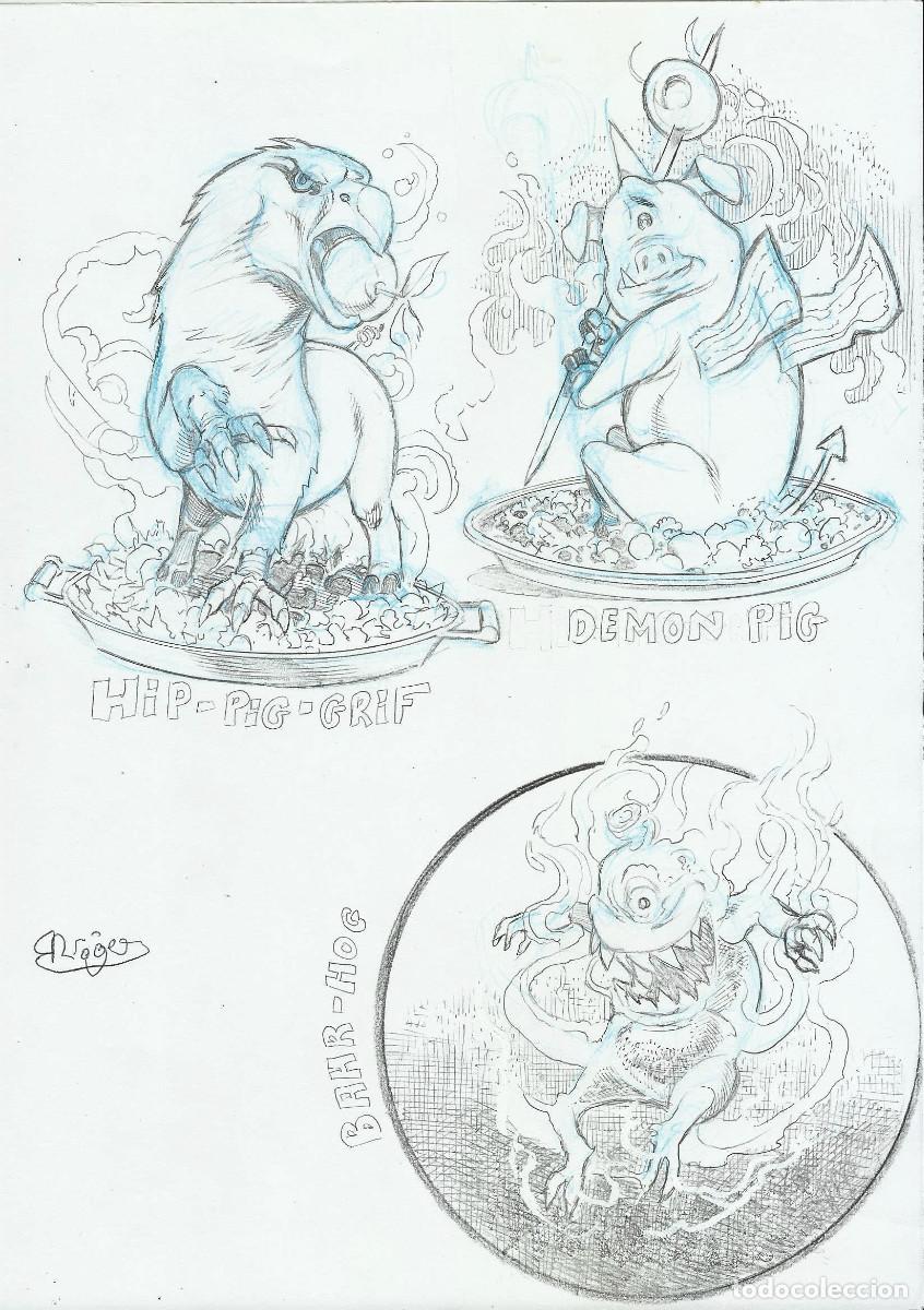C&oacute;mics: DIBUJO ORIGINAL - ROGER - ORIGINAL DRAWING UNDERGROUND - - Foto 1