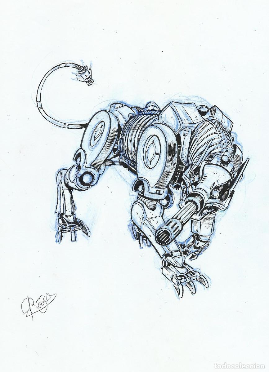 C&oacute;mics: DIBUJO ORIGINAL COMIC - TRANSFORMERS - ROGER - ORIGINAL DRAWING - Foto 1