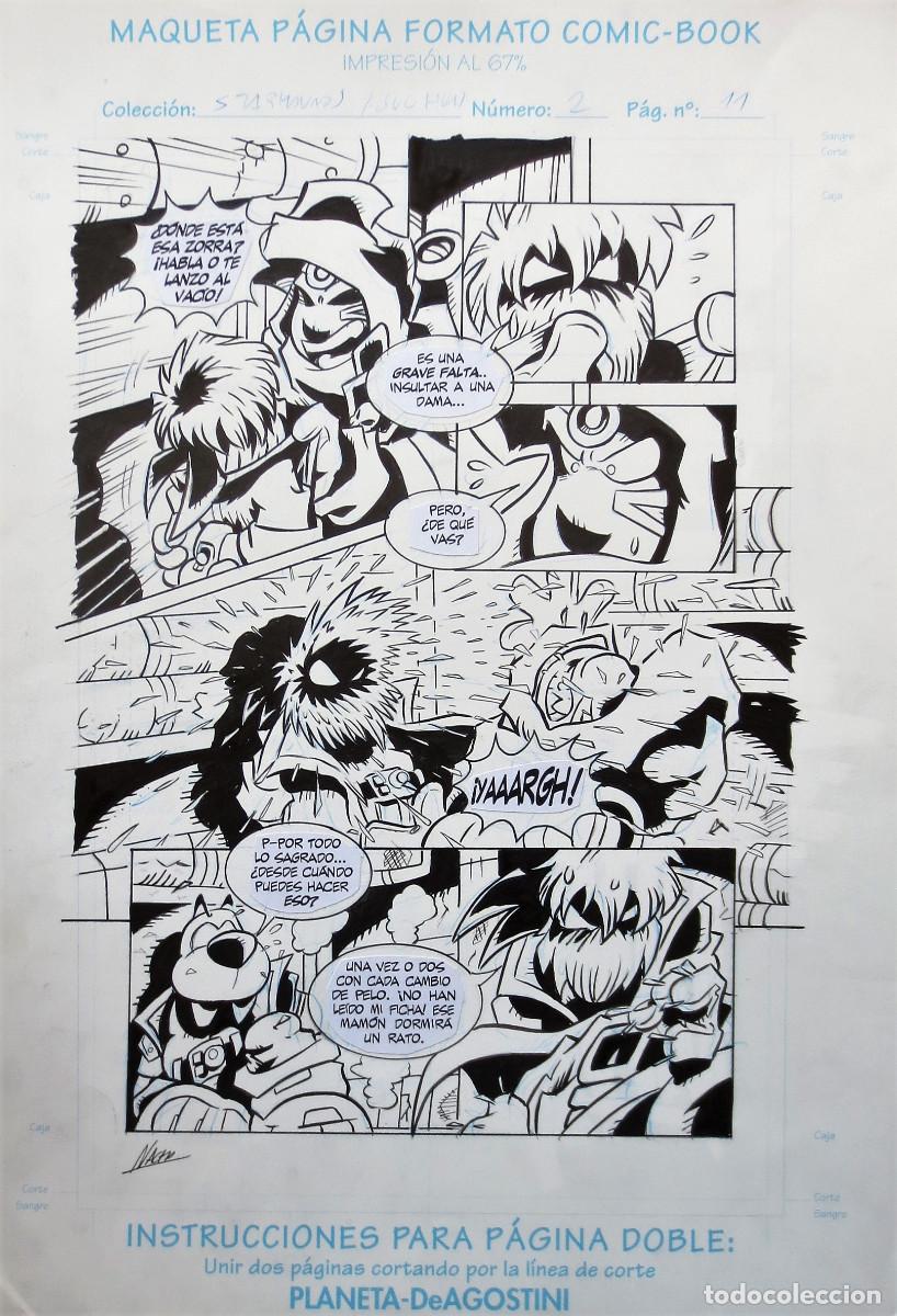 C&oacute;mics: STARHOUNDS - PAGINA ORIGINAL - NACHO - ORIGINAL DRAWING - Foto 1