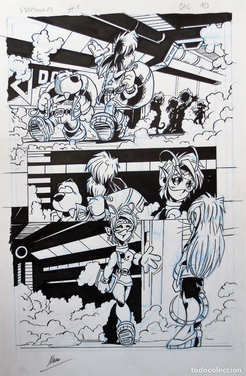 C&oacute;mics: PAGINA ORIGINAL STARHOUND - NACHO - ORIGINAL DRAWING - COMIC - Foto 1