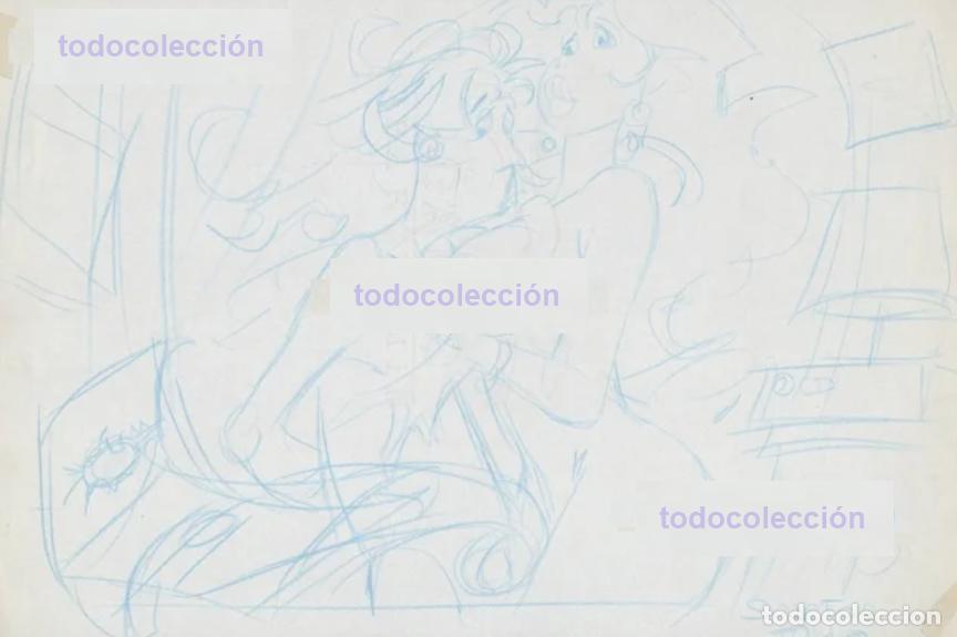C&oacute;mics: Azpiri - Boceto original de La Colmena (A4) (Juego PC - Opera Soft) - Foto 1