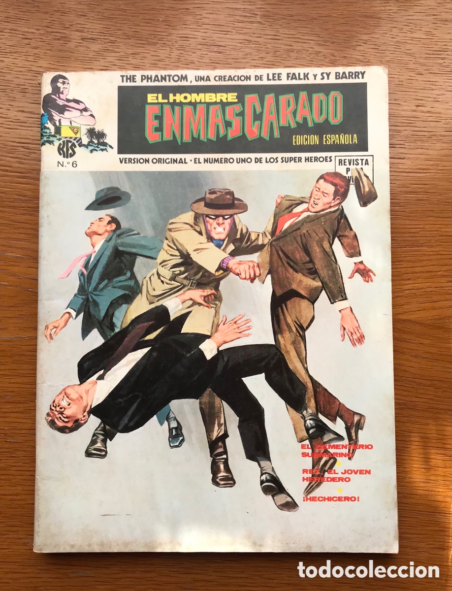 C&oacute;mics: El hombre enmascarado. C&oacute;mic. Lote de 8 ejemplares. - Foto 3