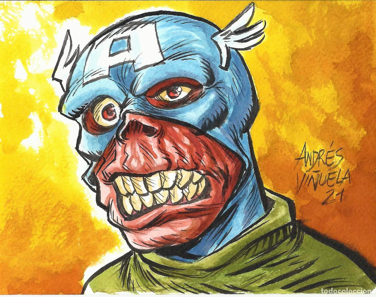 C&oacute;mics: CAPITAN AMERICA - CRANEO ROJO - VI&Ntilde;UELA - Foto 1