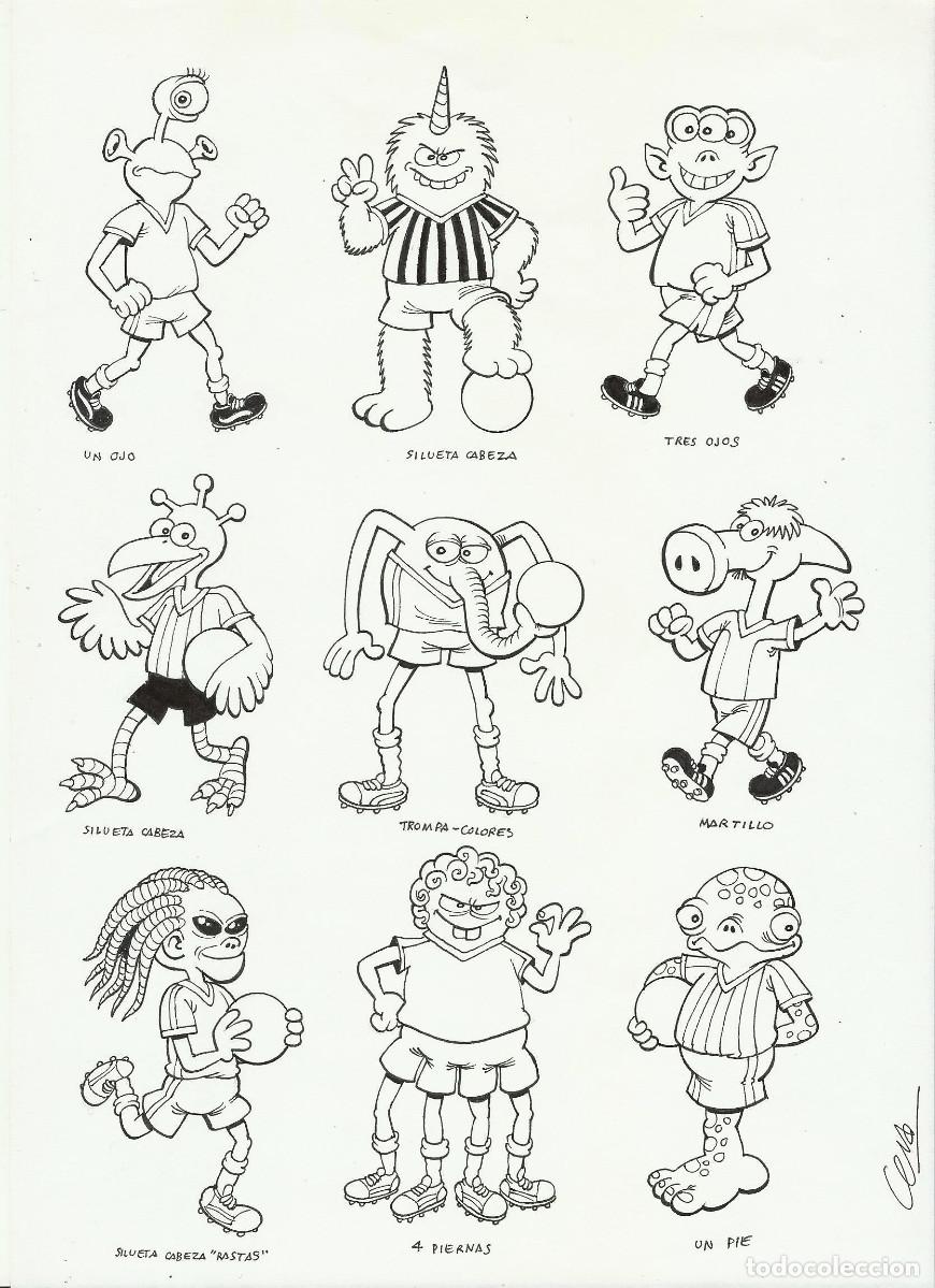 C&oacute;mics: DIBUJO ORIGINAL - XUNGUIS - FLUNKERNE - CERA - Foto 1
