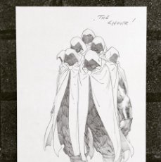 Cómics: ESAD RIBIC ORIGINAL ART SCKETH MARVEL ETERNALS THE CHOIR . SIGNED. Lote 403300139