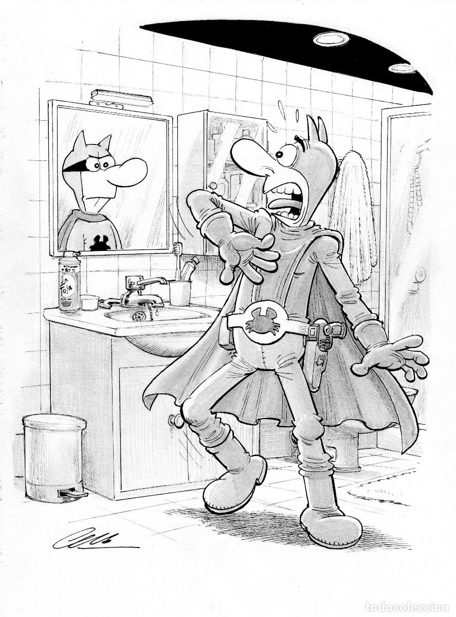 C&oacute;mics: DIBUJO ORIGINAL PAFMAN - CERA - Foto 1