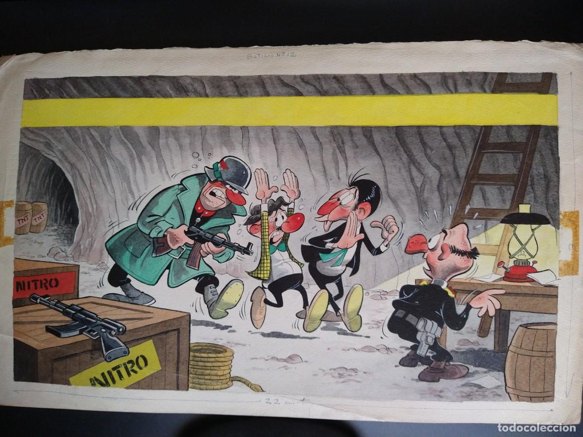C&oacute;mics: Portada original Adolfo Mazzone Batilio numero 12 - Foto 1