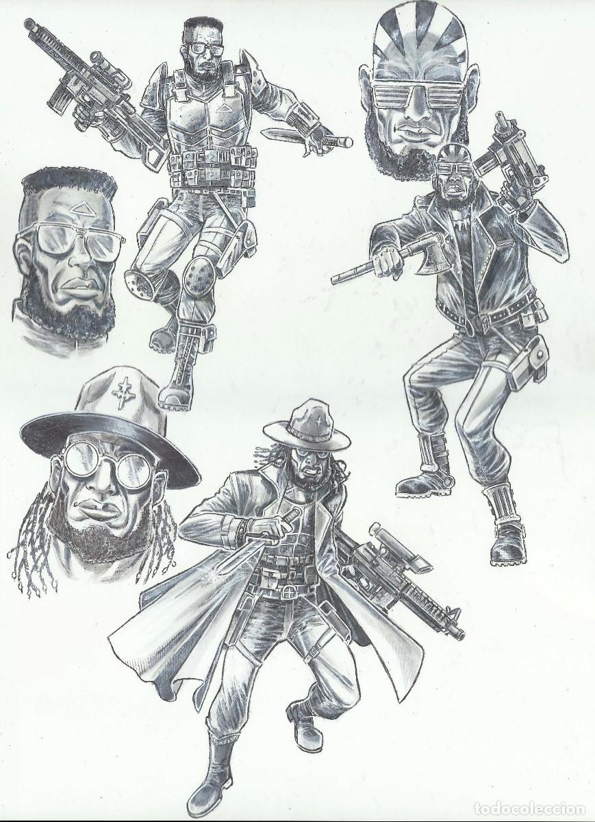 C&oacute;mics: DIBUJO ORIGINAL - ROGER BONET - ORIGINAL DRAWING - Foto 1