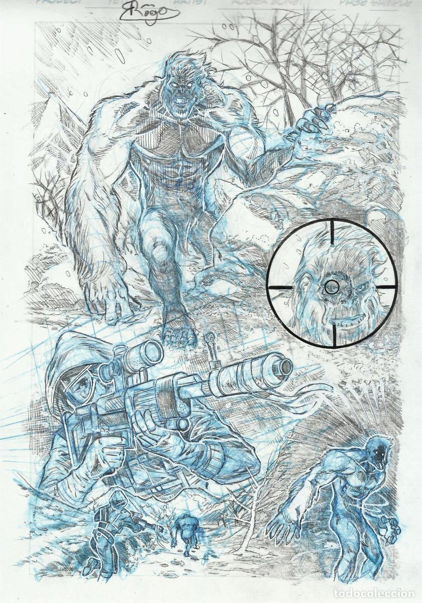C&oacute;mics: 2 ORIGINAL DRAWING - ROGER BONET - Foto 2