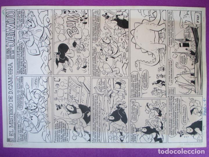 DIBUJO ORIGINAL PLUMILLA EL MISTERIO DE D. CAMORRA AVENTURA DE JAIMITO KARPA 1 HOJA 1968 S58 | todocoleccion (Buy It Now)