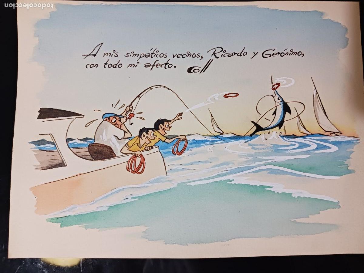 C&oacute;mics: Obra original Josep Coll TBO acuarela - Foto 1