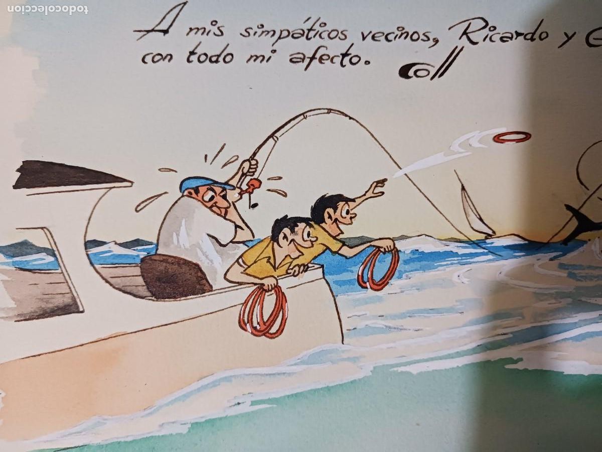 C&oacute;mics: Obra original Josep Coll TBO acuarela - Foto 2