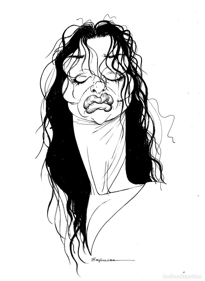 C&oacute;mics: DIBUJO ORIGINAL - CARICATURA - LA CHUNGA - ESPINOSA - Foto 1