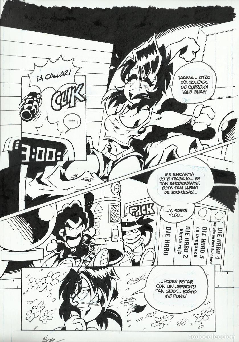 C&oacute;mics: DRAGON FALL - PAGINA ORIGINAL COMIC - NACHO - PARODIA DRAGON BALL - - Foto 1