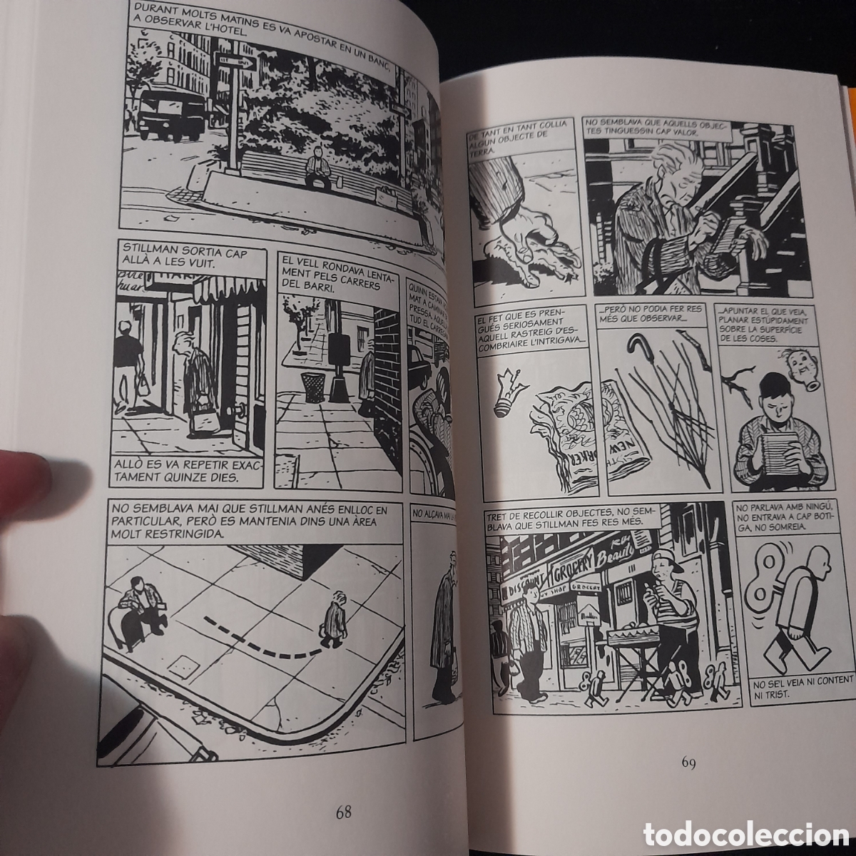 C&oacute;mics: Ciutat de vidre. Paul Auster. 1&ordf; edici&oacute;. Angle Editorial, 2007 - Foto 5