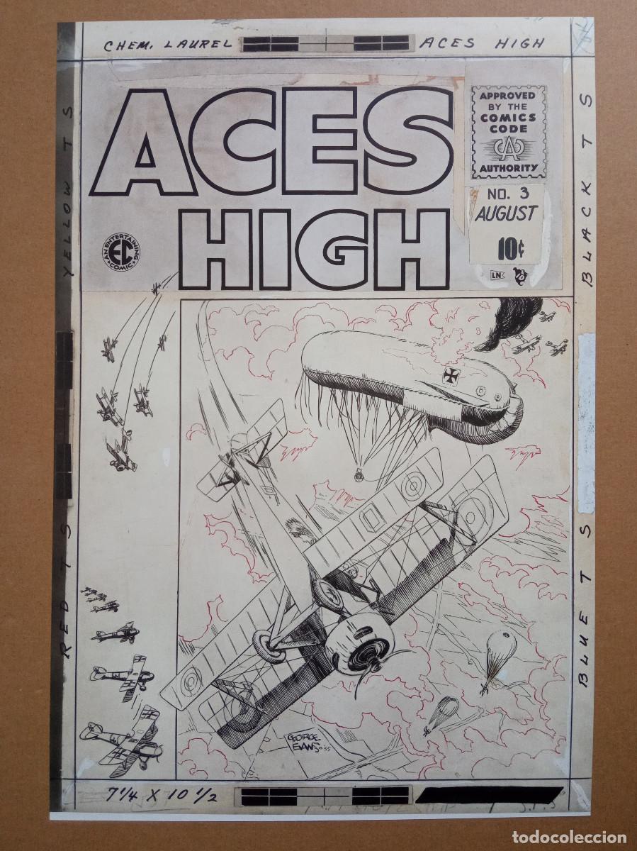 C&oacute;mics: Mad N&ordm; 5 / Aces High N&ordm; 3 - Facsimile covers [EC Comics] - Foto 3