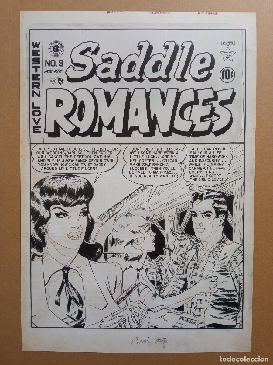 C&oacute;mics: Saddle Justice N&ordm; 8 / Saddle Romances N&ordm; 9 - Facsimile covers [EC Comics] - Foto 4