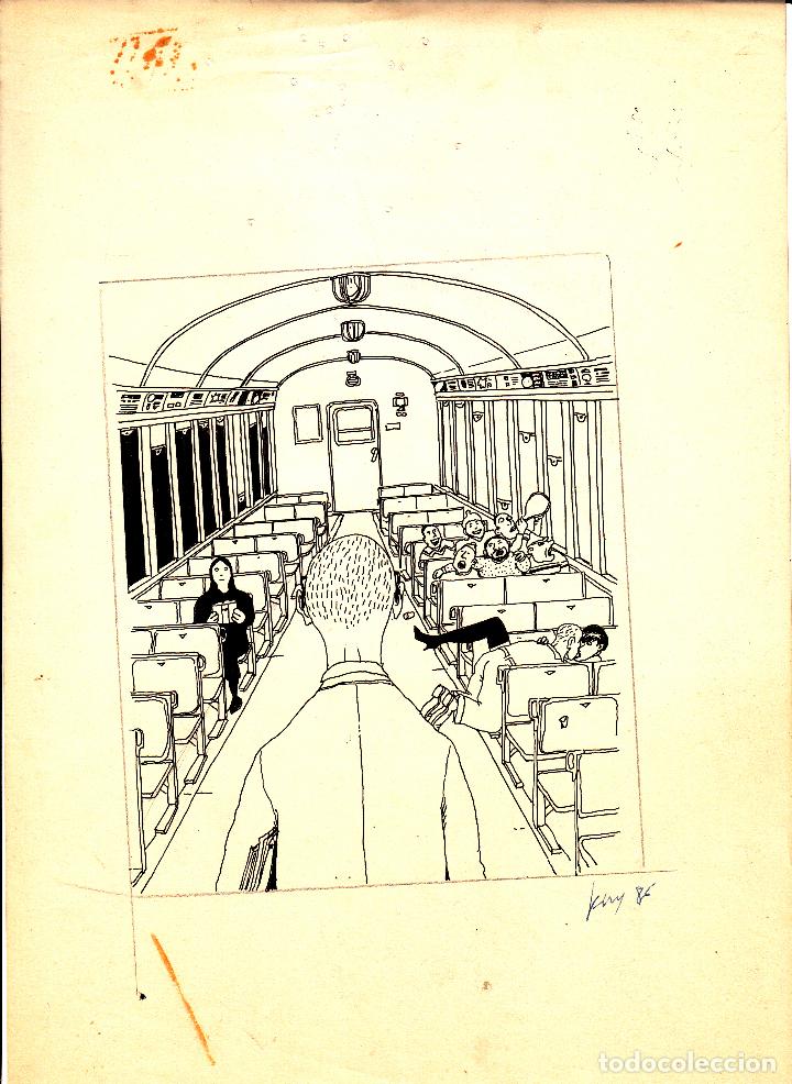 C&oacute;mics: PASCUAL FERRY. DIBUJO ORIGINAL 31 X 22 - Foto 1