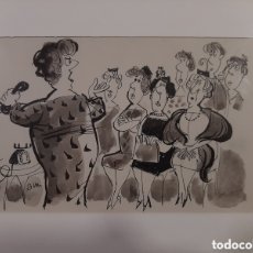Cómics: DIBUJO ORIGINAL DE ANTONIO MINGOTE PARA LA REVISTA SEMANA DEL 25 DE NOVIEMBRE DE 1958