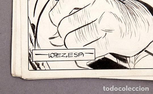 C&oacute;mics: L&Oacute;PEZ ESP&Iacute; - EL &Uacute;LTIMO COMBATE - CUADERNILLO COMPLETO - Foto 2
