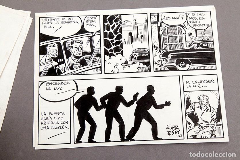 C&oacute;mics: L&Oacute;PEZ ESP&Iacute; - JOHN DUFTI - 1953 - CUADERNILLO COMPLETO - Foto 5