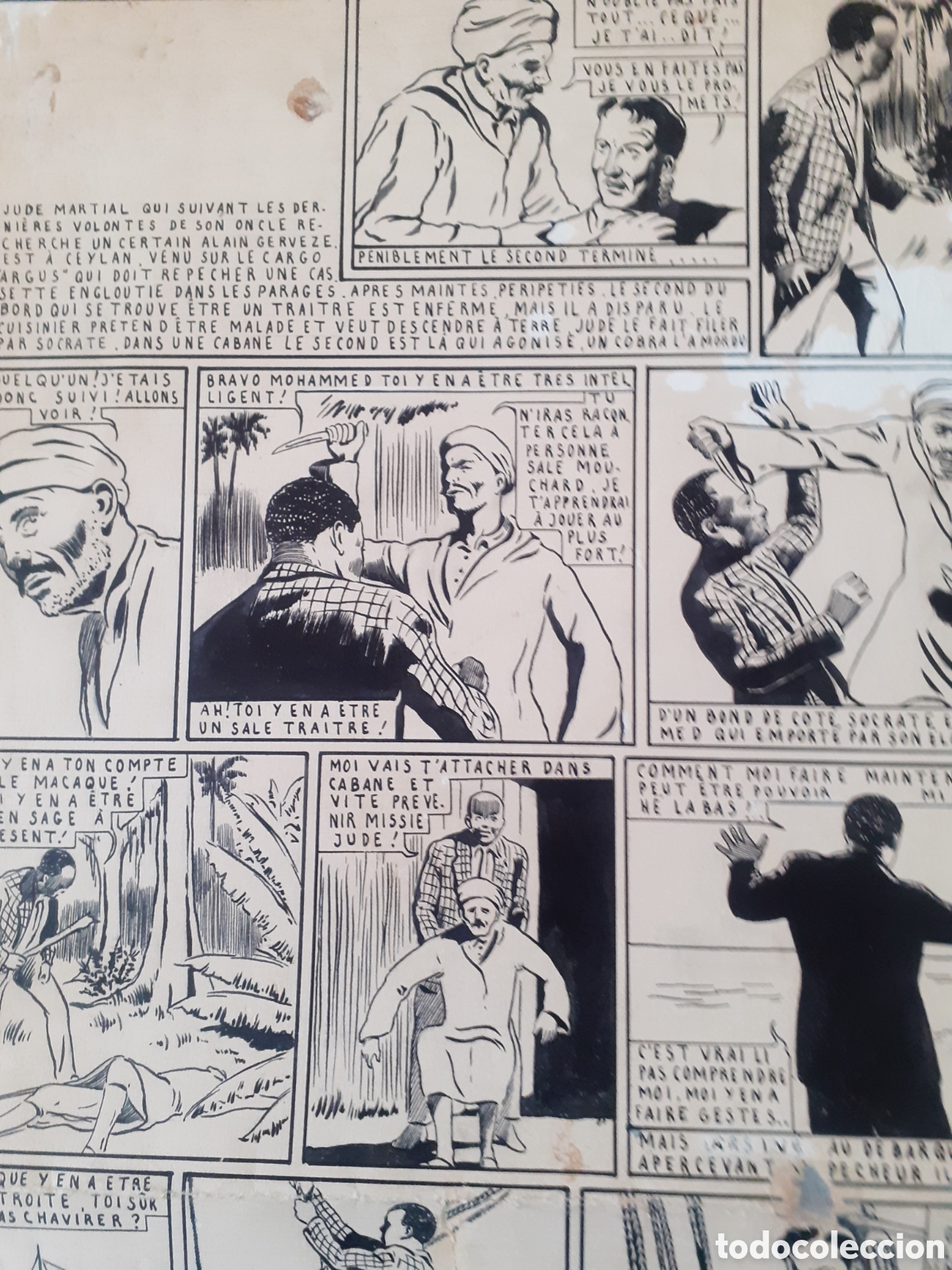 C&oacute;mics: PAGINA DE COMIC ORIGINAL TINTA - Foto 2