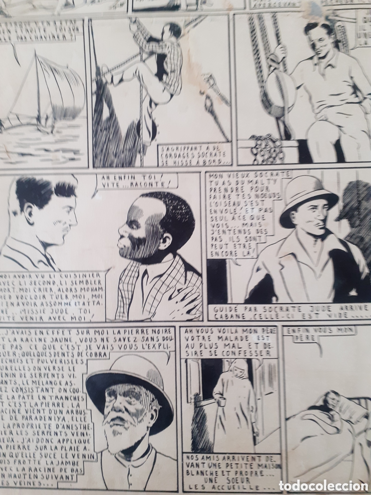C&oacute;mics: PAGINA DE COMIC ORIGINAL TINTA - Foto 3