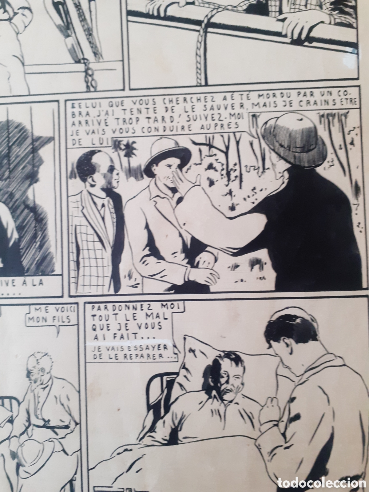 C&oacute;mics: PAGINA DE COMIC ORIGINAL TINTA - Foto 4