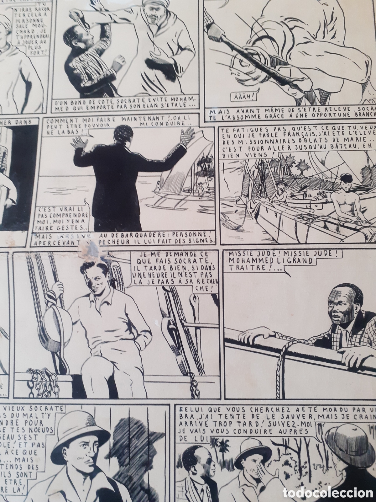 C&oacute;mics: PAGINA DE COMIC ORIGINAL TINTA - Foto 5