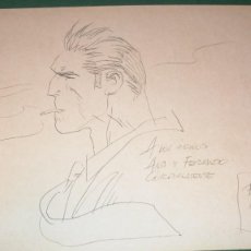Fumetti: GENIAL DIBUJO ORIGINAL JORDI BERNET TORPEDO 1936 PERSONAJE COMIC
