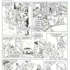 Cómics: CARLOS CRUZ - PAGINA ORIGINAL COMIC - ORIGINAL COMIC ART PAGE