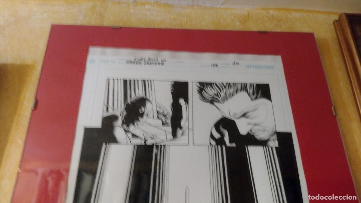 C&oacute;mics: DIBUJO ORIGINAL DEL C&Oacute;MIC GREEN ARROW ORIGINAL LUKE ROSS - Foto 4