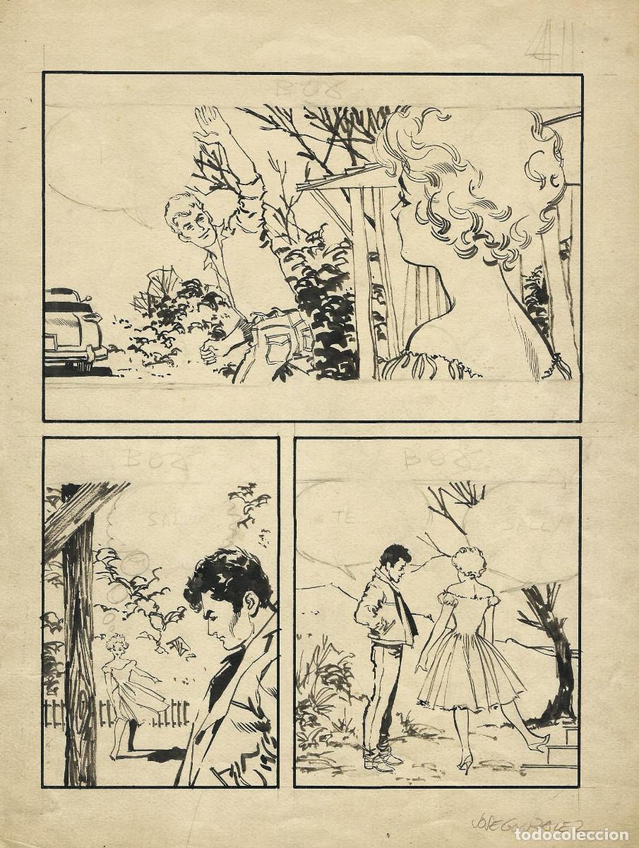 C&oacute;mics: PAGINA ORIGINAL COMIC ROMANTICO-- ART PAGE - Foto 1
