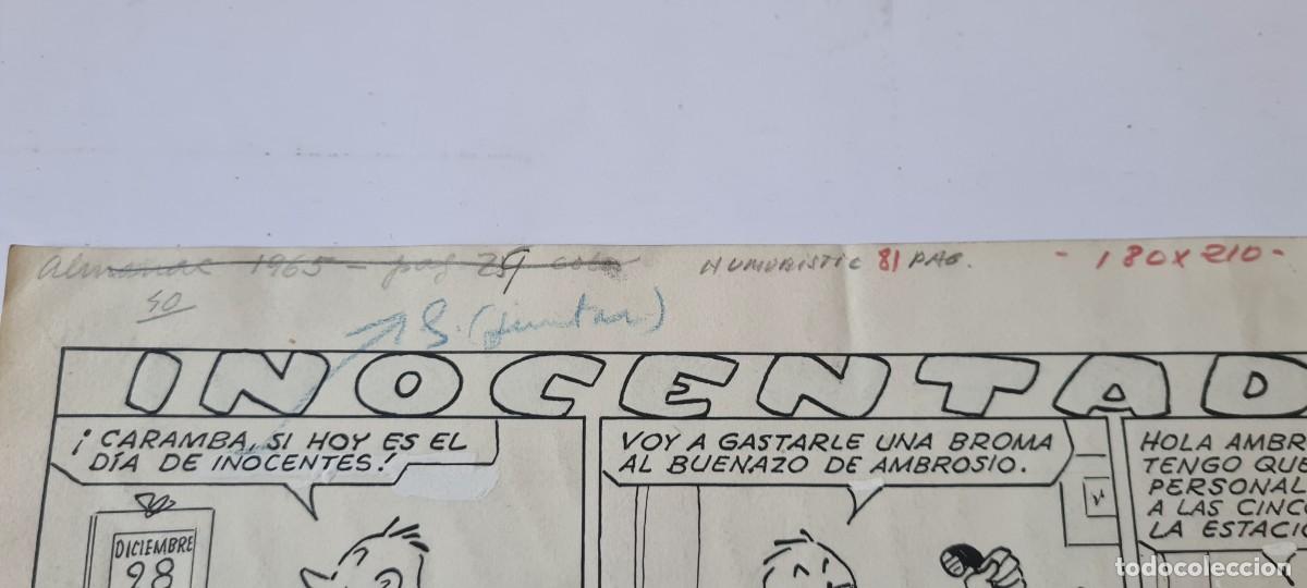 C&oacute;mics: MARINO BENEJAM &rdquo;INOCENTADA&rdquo; ORIGINAL FIRMADO - Foto 3