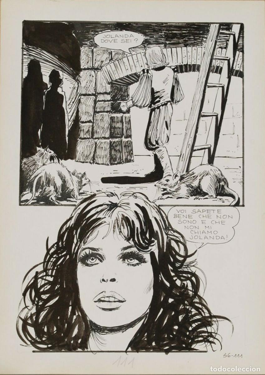 Comics : Original page art Jolanda Almaviva 36-111 from Milo Manara