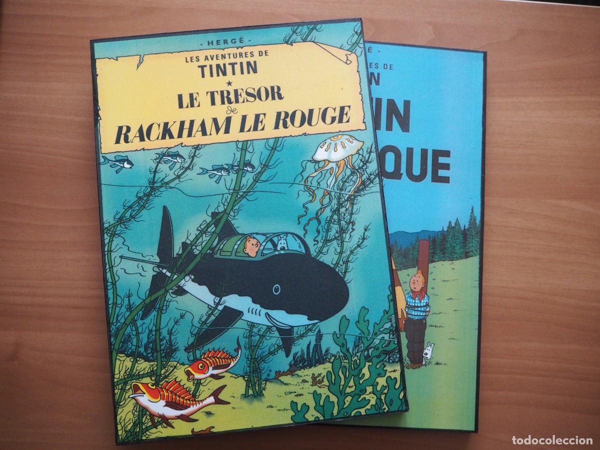 C&oacute;mics: 2 CUADROS MADERA CON PORTADAS TINT&Iacute;N - Foto 1