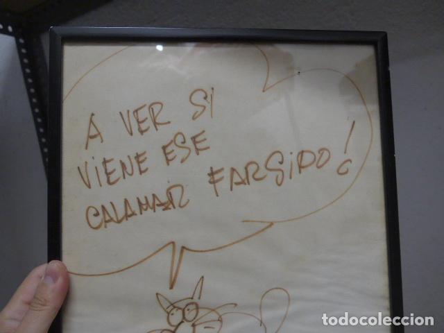 C&oacute;mics: Antiguo dibujo ORIGINAL del dibujante de comics EL PERICH. Tebeos. - Foto 4